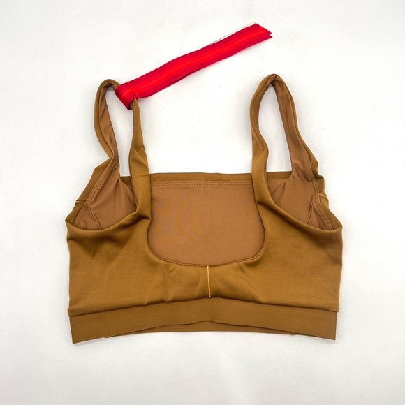 LEFT ON FRIDAY Top Shelf Bikini Top Womens Small Tan Lines Brown Square NeckNEW - Picture 6 of 9